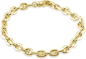 Pompeii3 Mens Marine 14k Gold (26gram) or Platinum (48gram) 6.5mm Link Bracelet 8.5