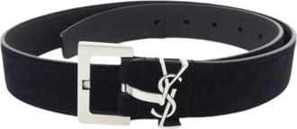 Saint Laurent Pre-owned Belts, male, Black, Size: ONE SIZE Pre-owned Vintage Belt