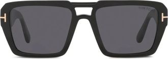 Tom Ford Eyewear Redford TR pilot-frame sunglasses - men - Acetate - 56 - Black