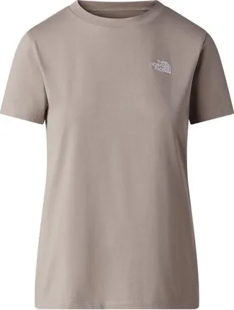 The North Face Evolution Simple Dome Short Sleeve T-Shirt f&uuml;r Damen | grau/braun