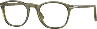 Persol Glasses, male, Green, Size: 50 MM Po3007V Optical Frame