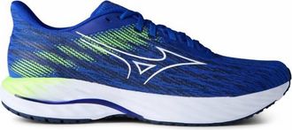 Mizuno Mens Wave Inspire 21 Running Shoe In Reflex Blue/white