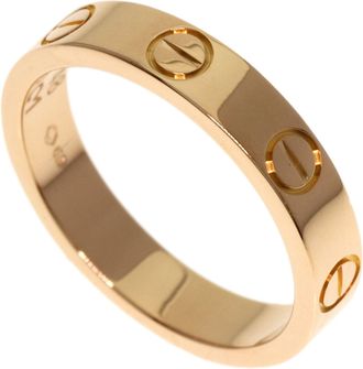 Cartier Love Pink Pink Gold (18K) Band Ring (Pre-Owned)