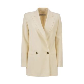 Max Mara Dames, Jassen, Beige, Maat: S