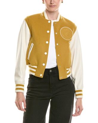 3.1 Phillip Lim The Thirty One Wool-Blend Varsity Jacket