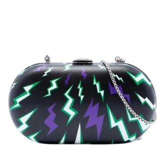 Prada Borsa a tracolla in pelle stampata Pre-owned - - Pre-owned - Donna - Nero - ONE SIZE