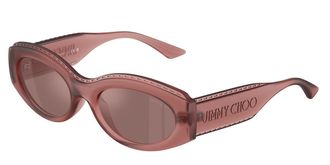 Jimmy Choo London JC6002U 50946G Womens Sunglasses Pink Size 54