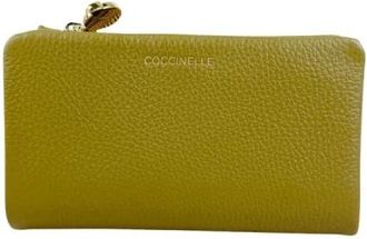 Coccinelle C-Me Softy Portafoglio - Dames - Portefeuilles - Groen - ONE Size - Leer - Accessoires