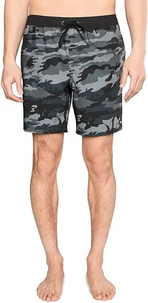 O'Neill Hermosa Ew Lined Trunk 17 Mens Swimwear Black Camo : 2XL (42-44 Waist), Elastane/Polyester