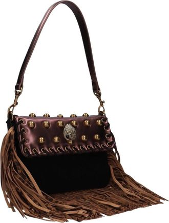 Kurt Geiger Oxford Fringe Shoulder - Dames - Schoudertassen - Bruin - ONE Size - Leer - Tassen