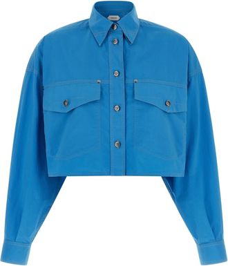 Versace Donna, Camicette, Blu, S, new