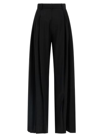 Giuseppe Di Morabito Tailored Wool Canvas Trousers - Black