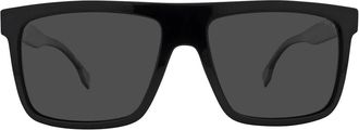 HUGO BOSS Polarized Grey Browline Mens Sunglasses BOSS 1440/S 0807/M9 59