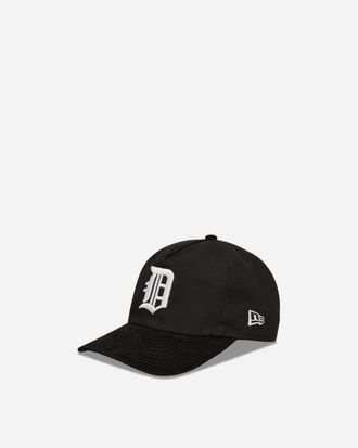 New Era Detroit Tigers MLB Cooperstown Cord 19TWENTY Adjustable Cap Black