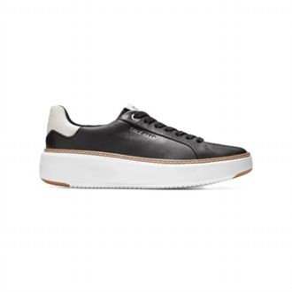 Cole Haan Womens Grandpro Topspin Sneaker In Black / White / Yellow