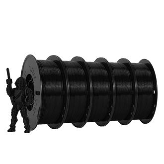 OEM Filamento 3d, Bobinas A Granel De 5 Kg, Selecci&oacute;n De Materiales Vers&aacute;til, 5 Kg Hs-petg Negro