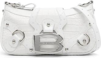 Balenciaga White Essex Small Shoulder Bag