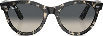 Ray-Ban Wayfarer Way round-frame sunglasses - unisex - Cellulose Propionate - 54 - Grey