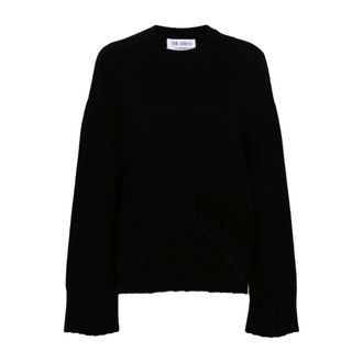 The Attico Round-neck Knitwear, female, Black, Size: XS Sweater