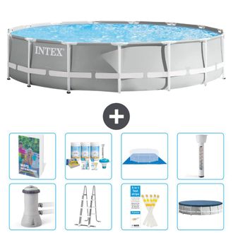 Intex Piscina Prism Frame Redonda - 457x107 Cm - 9-piezas S574