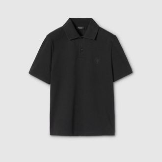 Gucci Cotton Piquet Polo Shirt With Embroidery, Size XXXL, Black, Ready-to-wear