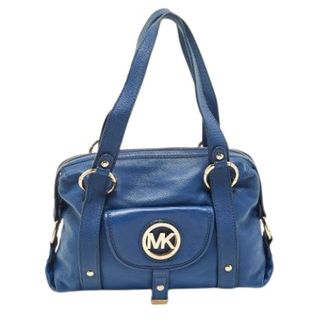 Michael Kors Pre-owned Leren Handtas - Dames - Pre-owned - Blauw - Maat: ONE Size Leer