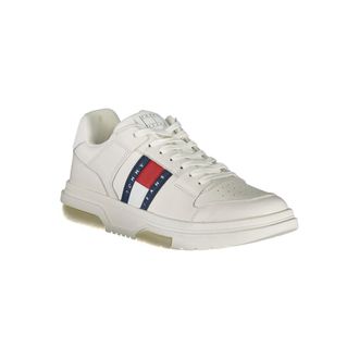 Tommy Hilfiger Logo-Striped Sneaker - White