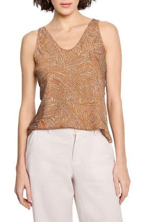 Nic+Zoe Swirling Sands Tank in Neutral Multi at Nordstrom Rack, Size Large