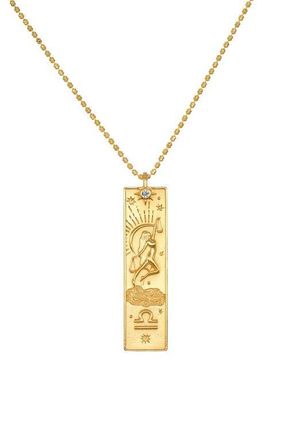 Satya Jewelry Story of Zodiac Necklace in Libra at Nordstrom