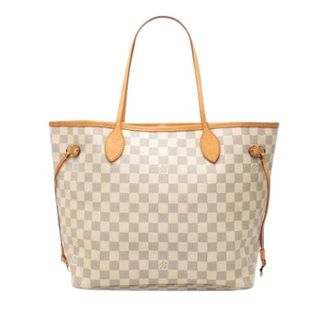 Louis Vuitton Pre-owned Tote Bags, female, White, Size: ONE SIZE Pre-owned Neverfull MM