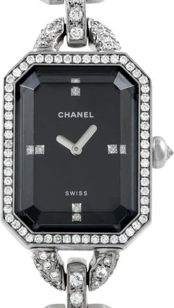 Chanel 18K white gold Premire diamond 20mm - women - 18kt White Gold/stainless steel - One Size - Silver