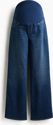 H&M MAMA Superstretch Wide Jeans - Blue