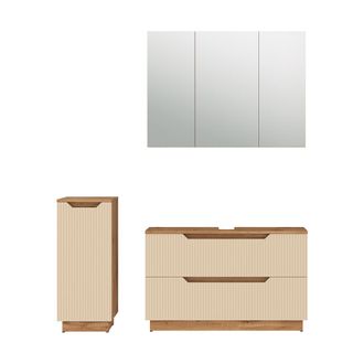 Vicco Conjunto De Muebles De Ba&ntilde;o De 3 Piezas Lotta, Cachemira, 3 Piezas, Vicco