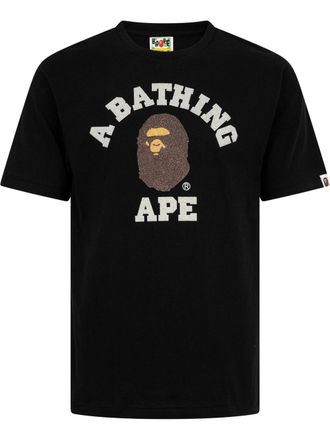 A Bathing Ape Universiteits T-shirt - Zwart