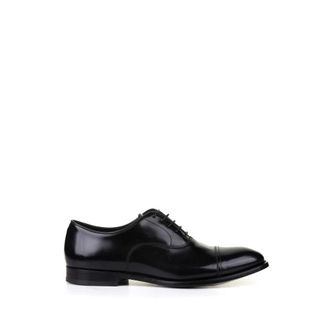 Doucal's Oxford Cap Toe - Heren - Schoenen - Blauw - Maat: 42 1/2 EU Katoen