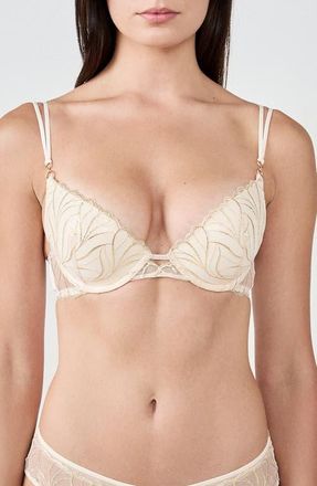 Etam Envolee N&deg;2 Classique Underwire Bra in Ivory/Gold at Nordstrom, Size 32D