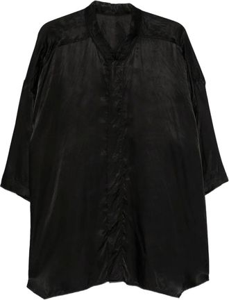 Rick Owens Camicia Jumbo Faun - Nero