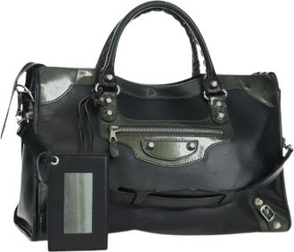 Balenciaga Pre-owned Handbags, female, Black, Size: ONE SIZE Pre-owned Vintage Handbag