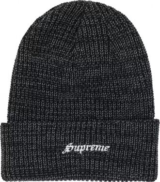 SUPREME Mens Twisted Loose Gauge Beanie In Charcoal