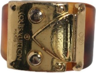 Louis Vuitton Metal Plastic Band Ring (Pre-Owned)