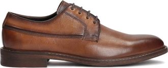 Kazar Elegante halfschoenen met schaduwrijke bovenkant - Heren - Nette schoenen - Bruin - 41 EU - Leer - Schoenen