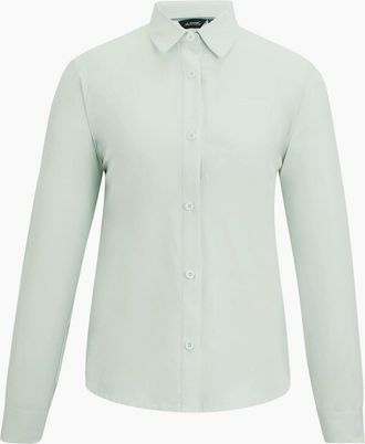 Regatta Womens Regatta Womens/Ladies Travel Light Anti-Insect Long-Sleeved Shirt - Ocean Mist - Size: 16