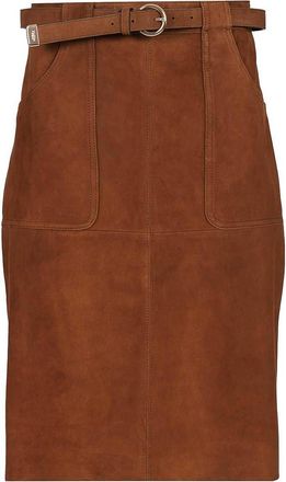 Max Mara Suede Midi Skirt