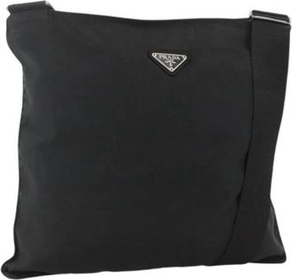 Prada Pre-owned Vintage Schoudertas - Dames - Vintage Schoudertas - Zwart - ONE Size - Nylon - Vintage