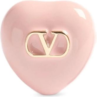 Valentino Garavani Coeur Royal ring - Roze