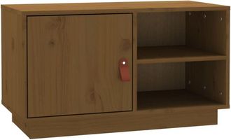 vidaXL Vidaxl - tv Cabinet Honey Brown 70x34x40 cm Solid Wood Pine