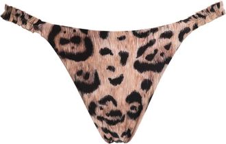 Agua Bendita Slip bikini leopardati - Toni neutri