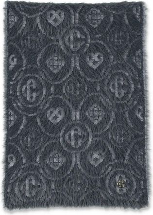 Casablanca Fluffy Monogram Scarf