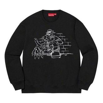 SUPREME Dice Crewneck Black White SUP-FW21-334