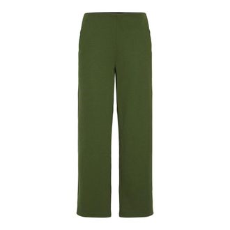 Ichi Ichi - Ihkate Wide Pa2 Broek - Dames - Broeken - Groen - Maat: XS